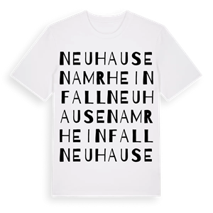 Neuhausen am Rheinfall ordlek t-shirt – ekologisk bomull t-shirt från Pinshirt