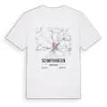 Schaffhausen karta t-shirt