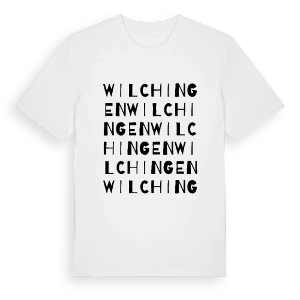 Wilchingen ordlek t-shirt – ekologisk bomull t-shirt från Pinshirt