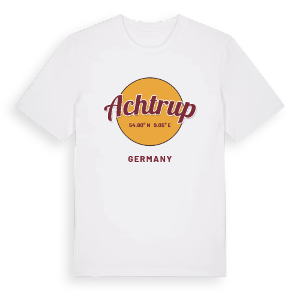 Achtrup cirkel t-shirt – ekologisk bomull t-shirt från Pinshirt