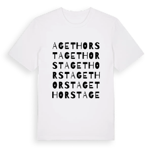 Agethorst ordlek t-shirt – ekologisk bomull t-shirt från Pinshirt