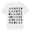 Albsfelde ordlek t-shirt