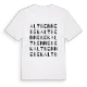 Alt Bennebek ordlek t-shirt