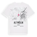 Alt Mölln karta t-shirt