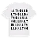 Alt Mölln ordlek t-shirt