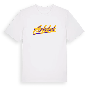 Arkebek baseball t-shirt – ekologisk bomull t-shirt från Pinshirt