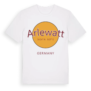 Arlewatt cirkel t-shirt – ekologisk bomull t-shirt från Pinshirt