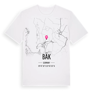 Bäk karta t-shirt – ekologisk bomull t-shirt från Pinshirt