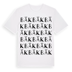 Bäk ordlek t-shirt – ekologisk bomull t-shirt från Pinshirt