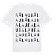Bälau ordlek t-shirt
