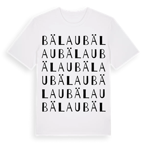 Bälau ordlek t-shirt – ekologisk bomull t-shirt från Pinshirt