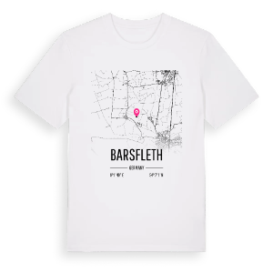 Barsfleth karta t-shirt – ekologisk bomull t-shirt från Pinshirt