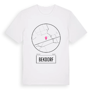 Bekdorf t-shirt – ekologisk bomull t-shirt från Pinshirt