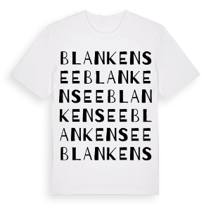 Blankensee ordlek t-shirt – ekologisk bomull t-shirt från Pinshirt