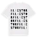 Bliestorf ordlek t-shirt