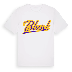 Blunk baseball t-shirt – ekologisk bomull t-shirt från Pinshirt