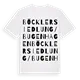 Böcklersiedlung/Bugenhagen ordlek t-shirt