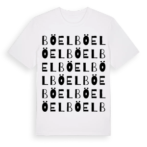 Böel ordlek t-shirt – ekologisk bomull t-shirt från Pinshirt