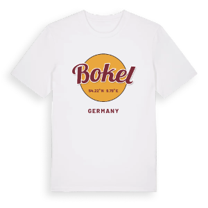 Bokel cirkel t-shirt – ekologisk bomull t-shirt från Pinshirt