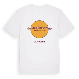 Bokholt-Hanredder cirkel t-shirt – ekologisk bomull t-shirt från Pinshirt