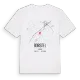 Borstel karta t-shirt