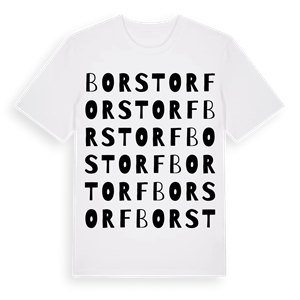 Borstorf ordlek t-shirt – ekologisk bomull t-shirt från Pinshirt