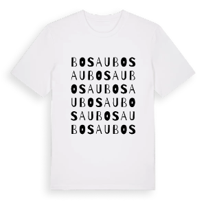Bosau ordlek t-shirt – ekologisk bomull t-shirt från Pinshirt