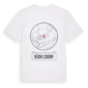 Büdelsdorf t-shirt – ekologisk bomull t-shirt från Pinshirt