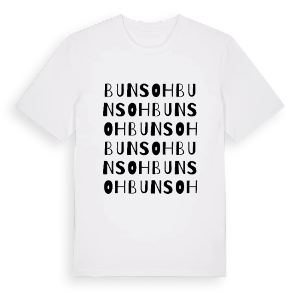 Bunsoh ordlek t-shirt – ekologisk bomull t-shirt från Pinshirt