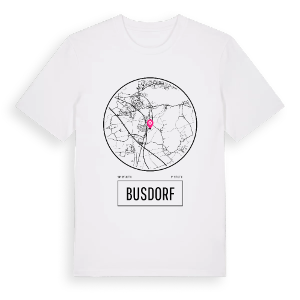 Busdorf t-shirt – ekologisk bomull t-shirt från Pinshirt
