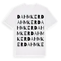 Dahmker ordlek t-shirt