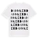 Dahmker ordlek t-shirt