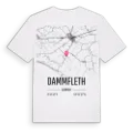Dammfleth karta t-shirt
