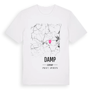 Damp karta t-shirt – ekologisk bomull t-shirt från Pinshirt