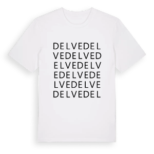 Delve ordlek t-shirt – ekologisk bomull t-shirt från Pinshirt