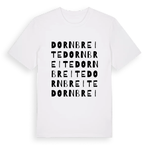 Dornbreite ordlek t-shirt – ekologisk bomull t-shirt från Pinshirt