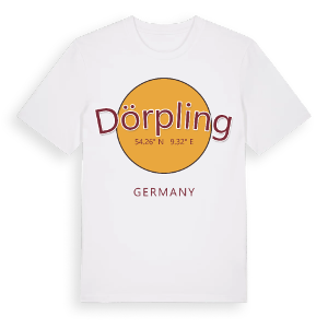 Dörpling cirkel t-shirt – ekologisk bomull t-shirt från Pinshirt