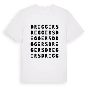 Dreggers ordlek t-shirt – ekologisk bomull t-shirt från Pinshirt
