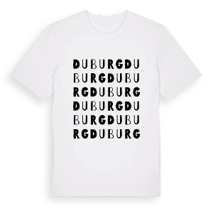 Duburg ordlek t-shirt – ekologisk bomull t-shirt från Pinshirt