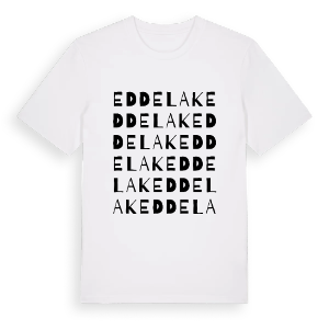Eddelak ordlek t-shirt – ekologisk bomull t-shirt från Pinshirt
