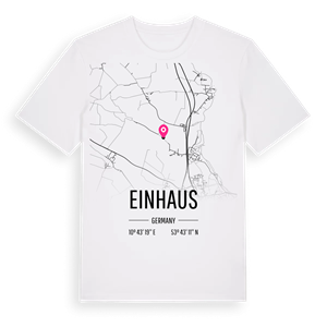 Einhaus karta t-shirt – ekologisk bomull t-shirt från Pinshirt