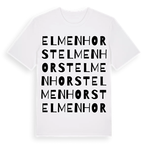 Elmenhorst ordlek t-shirt – ekologisk bomull t-shirt från Pinshirt