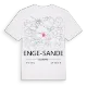 Enge-Sande karta t-shirt