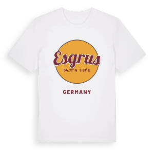 Esgrus cirkel t-shirt – ekologisk bomull t-shirt från Pinshirt