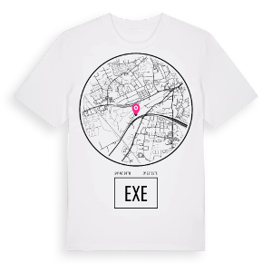Exe t-shirt – ekologisk bomull t-shirt från Pinshirt