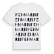 Fehmarn ordlek t-shirt
