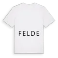 Jag älskar Felde t-shirt stort tryck