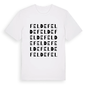 Felde ordlek t-shirt – ekologisk bomull t-shirt från Pinshirt