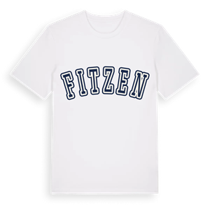 Fitzen college t-shirt – ekologisk bomull t-shirt från Pinshirt