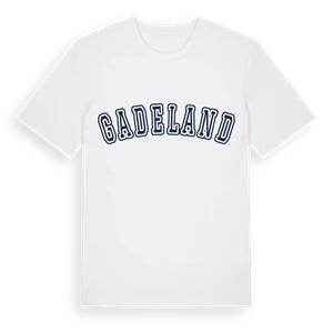 Gadeland college t-shirt – ekologisk bomull t-shirt från Pinshirt